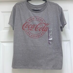 New Gray Coca-Cola T-Shirt     Size XL